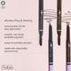 Plum Eye-Swear-By Brow Definer Vitamin E - 01 Ash Black 0.3 gm - Eyebrow Pencils & Enhancers