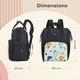 R for Rabbit Caramello Dino Diaper Bags - Sea Green 1's - Diapers & Wipes