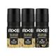 Axe Gold Temptation (2 Units) And Dark Temptation Long Lasting Deodorant Bodyspray (1 Unit) Combo Pack For Men 450 ml - Men Deodorants/Roll-Ons