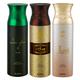 Ajmal Sacrifice Ii & Wisal Dahab & Wisal Deodorant Spray - For Men & Women (Pack Of 3) 200 ml - Perfumes (Edt/Edp)