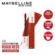Maybelline New York Super Stay Matte Ink Liquid Lipstick x Rogue Reds, 285 Gritty 5 ml - Lipsticks