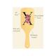 Allure Personalised Paddle Hair Brush Letter X 1's - Hair Brushes