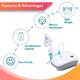 Ambitech Nebulizer Compressor System - White - Nebulizers / Vaporizer