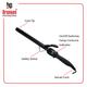 Bronson Professional Hair Curler Tong 22 mm Barrel with Digital Temperature Controller 12's - Rollers & Curlers