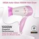 VEGA Insta Glam 1000w Foldable Hair Dryer (VHDH-20) Pink 1 gm - Hair Dryers