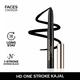 Faces Canada Ultime Pro HD Deep Black One Stroke Kajal, 1.4gm - Kajal & Kohls