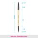 Vega Lip Filler Lip Liner Wood (DMB - 03) 1's - Lip Brush