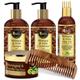 Oriental Botanics Neem Comb + Hair Shampoo 300 ml + Conditioner 300 ml + Hair Mask 200 ml + Hair Oil 100 ml - Bhringraj & Amla - Shampoos