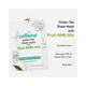 mCaffeine Vitamin C, Niacinamide, Fruit AHA Mix Face Sheet Masks with Green Tea 60g 3's - Sheet Masks