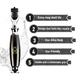 India Grooming Club Matte black Shaving Razor Handle 1's - Shavers