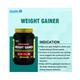 Healthvit Fitness Weight Gainer, Chocolate Flavor 1KG-2.2lBS 1000 gm - General Health