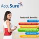 AccuSure Fabric Heating Pad - Maroon (Regular) 1's - Hot Pack/Ice Bag