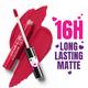 Elle18 Liquid Lip Color, Long-Lasting,  Matte, Transferproof, Smashing Red 5.6 ml - Liquid Lipsticks