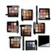 GA-DE Velveteen Eyeshadow Palette 50 Bright Night Angel 8.1 gm - Eye Shadow Palettes