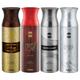 Ajmal Wisal Dhahab & Sacred Love & Silver Shade& Evokesilver Edition Homme Deodorant Spray- For Men (Pack Of 4) 200 ml - Men Perfumes (Edt/Edp)