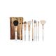 Allure White gold makeup brush (set of 10) 1's - Face Brush