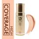 Matt Look High Coverage Waterproof Oil Free Matte Foundation SPF 25, Light 45 gm - Foundation