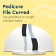 GUBB Pedicure File Curved 50 gm - Manicure & Pedicure Kits