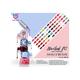 Matt Look Nailed It Nail Polish, Chip Free, Quick Dry, Longer Stay, Highly Pigmented Lacquer, Natural Finish , Glittery Silver 28 10 ml - Nail Polish