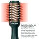 Alan Truman The Blow Brush with Storage & Travel case-Jade Green 740 gm - Multi-Stylers