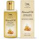 The Natural Wash Cold Pressed Virgin Almond Oil For Face Skin Body Hair And Scalp 100 Ml - Hair Oils