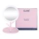 GUBB 360 degree Vanity Mirror with Storage Tray & Branch for Accessories, Rotating Table Mirror with Stand - Pink 1's - Others