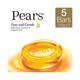 Pears Pure & Gentle With 98% Pure Glycerin & Natural Oils Bathing Bar (Pack of 4 x 125 g + 1 x 125 g Free - Soaps