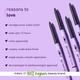 Plum Eye-Swear-By Kohl Kajal Combo Deep Black Creamy Smooth Smudge-Proof 2s - Kajal & Kohls