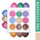 Insight Cosmetics Pro Eyeshadow-C (13 G) 13 gm - Eyeshadow, Bases & Primers