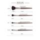 Allure Makeup Brush Choco 4's - Face Brush