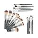 London Pride Cosmetics Hd Professional Brush Set Black 18's - Face Brush