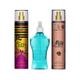 Dorall Collection Love You Like Crazy + Blue Safe + Miss Blossom Body Mist Set 3's - Women Perfumes (Edt/Edp)