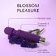 Libertee Body Massager Rechargeable 12 Modes Violet 1's - Massagers And Vibrators