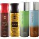 Ajmal 1 Sacred Love For Women, 1 Aurum Femme For Women, 1 Nightingale And 1 Magnetize For Men & Women High Quality Deodorants Combo (Pack Of 4) 800 ml - Perfumes (Edt/Edp)