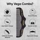 Vega Beard/ Moustache Comb for Men, Pocket-size Comb for Hair, Groom your Beard (HMBC-196) 17 gm - Hair Brushes