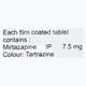MITOCENT 7.5mg Tablet 10's - Depression-Ant