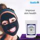 Healthvit Activated Charcoal Powder for Face Mask 100 gm - General Health