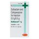SULBACEF 1gm Injection 1's - Bacterial Infections-Cep