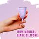 Sirona Reusable Menstrual Cup - Large + Intimate Wash 15 ml + Menstrual Cup Wash 15 ml - Menstrual Cups