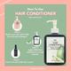 House of Beauty Hair Conditioner For Frizzy Hair Gives Moisture & Shine with Argan Oil 400ml - Conditioners