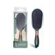 Majestique Styling Hair Brush, Nylon Round-Tip Bristles Hair Comb for Detangling, Separating, Shaping - Velvet Green 1's - Hair Brushes