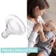 R for Rabbit First Feed Soft Silicon Teat for Glass/PP Bottle(0-6) (Size - S) 1's - Feeding & Nursing