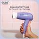 GUBB Foldable 1000 Watts Hair Dryer with Dual Heat Settings & Detachable Nozzle - (GB-128) Purple 1's - Hair Dryers