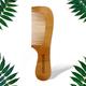 Majestique Wooden Hair Comb With Handle, Anti-Static and No Snag for Men and Women 1's - Hair Dryers