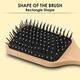 Bronson Professional Paddle Hair Brush Wooden with Strong & Fflexible Nylon Bristles 12's - Hair Brushes