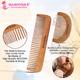 Majestique Hair Grooming Comb Set Handmade Wood Hair Comb Detangling and Long Hair 2's - Grooming Kits