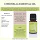 Februus Organics Pure Essential Oil - Citronella 10 ml - Essential Oils