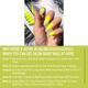 Nails On Board Handmade Press On Gel Nails- Holographic Lemon Yellow Medium 50 gm - Nail Care