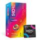 Skore 1500+ Raised Dots Condoms - Shades 10's - Plain/Flavoured Condoms