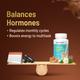 Gynoveda Ayurvedic Hormone Balancer Malt Powder - Ragi & Jaggery Chocolate 250 gm - Herbal Dietary Supplement